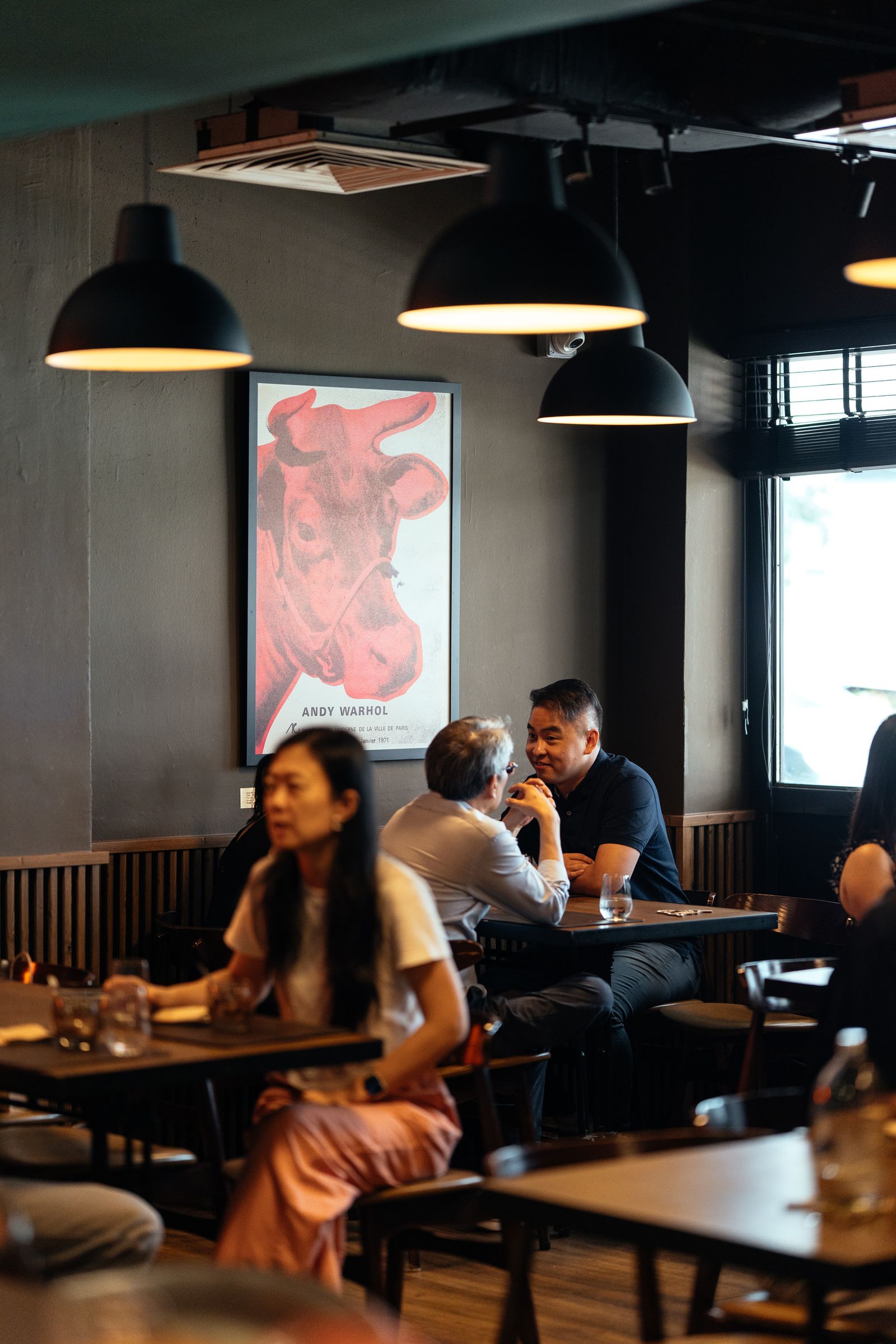 The ASAP & Co. dining room filled for an evening service
